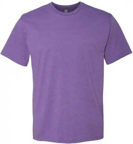Next Level 6210 Unisex Cvc Short Sleeve Crew Purple Rush