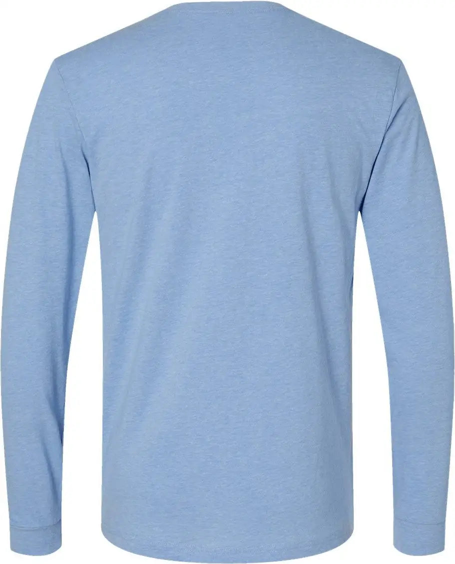 Next Level 6211 Cvc Long Sleeve T-shirt - Heather Columbia Blue - Adult Xs