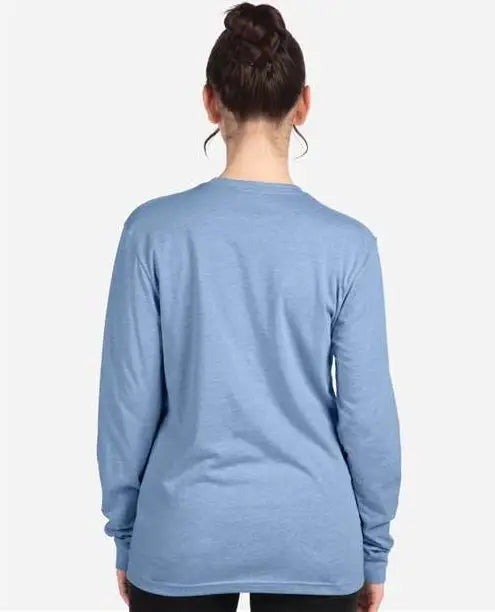 Next Level 6211 Cvc Long Sleeve T-shirt - Heather Columbia Blue