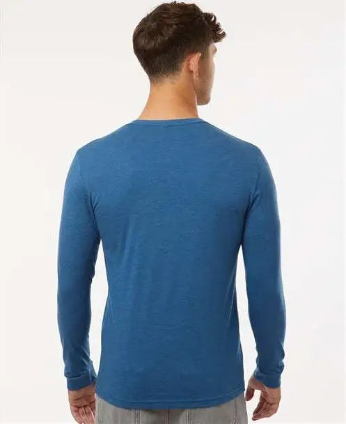 Next Level 6211 Cvc Long Sleeve T-shirt - Heather Cool Blue