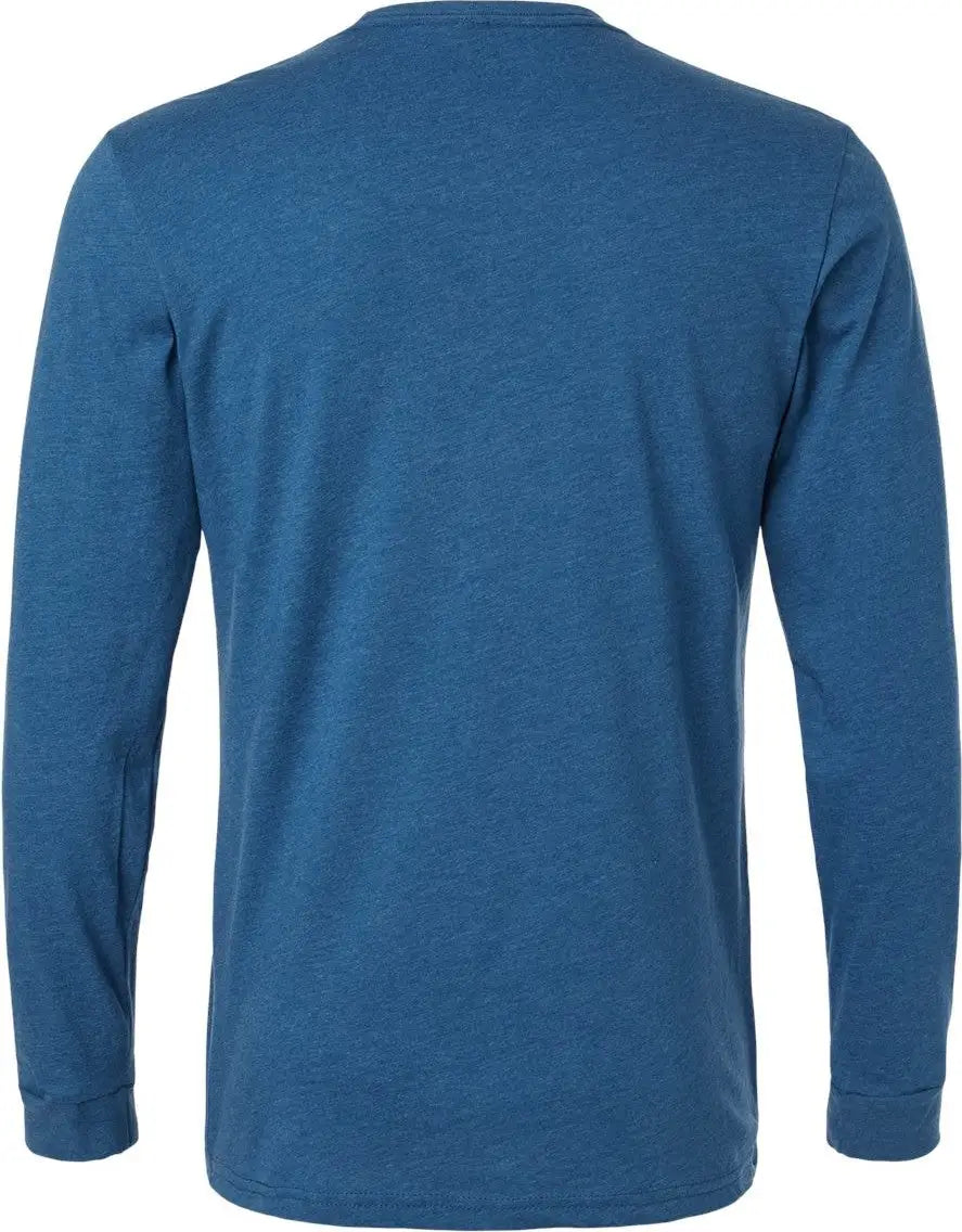 Next Level 6211 Cvc Long Sleeve T-shirt - Heather Cool Blue