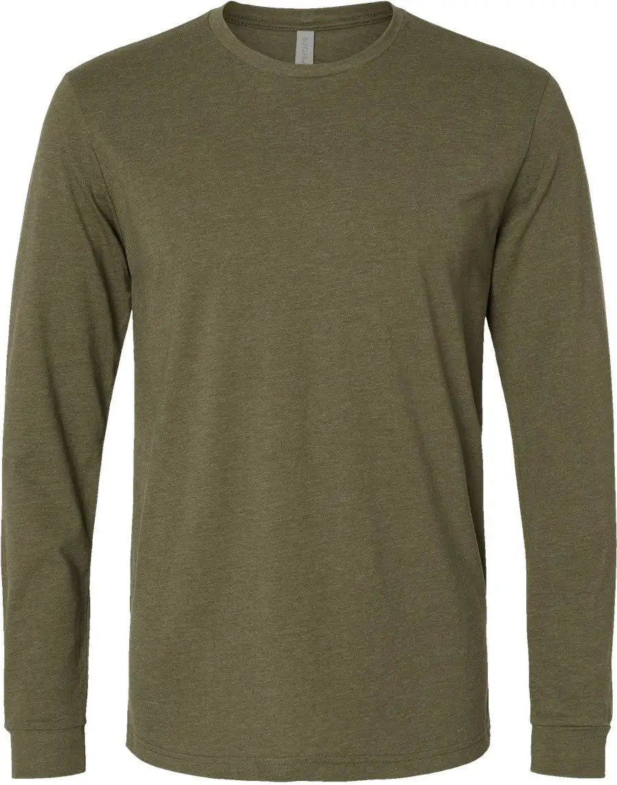 Next Level 6211 Cvc Long Sleeve T-shirt - Military Green - Adult Xs