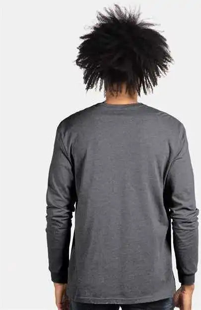 Next Level 6211 Unisex Cvc Long Sleeve t Shirt Dark Heather Gray