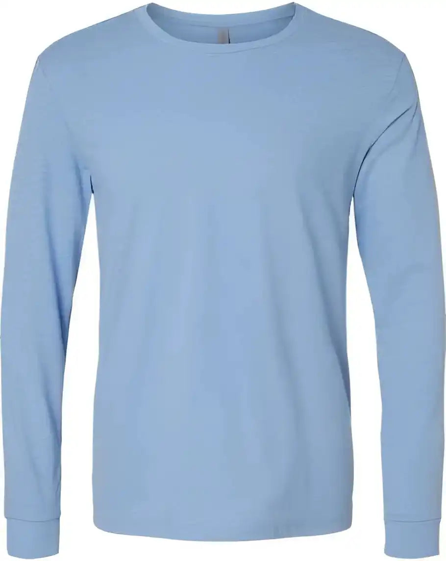 Next Level 6211 Unisex Cvc Long Sleeve t Shirt Heather Columbia Blue