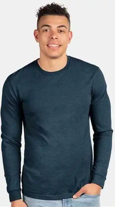 Next Level 6211 Unisex Cvc Long Sleeve t Shirt Indigo