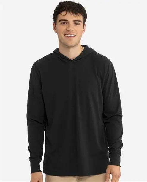 Next Level 6221 Cvc Long Sleeve Hoodie - Black - Adult Xs