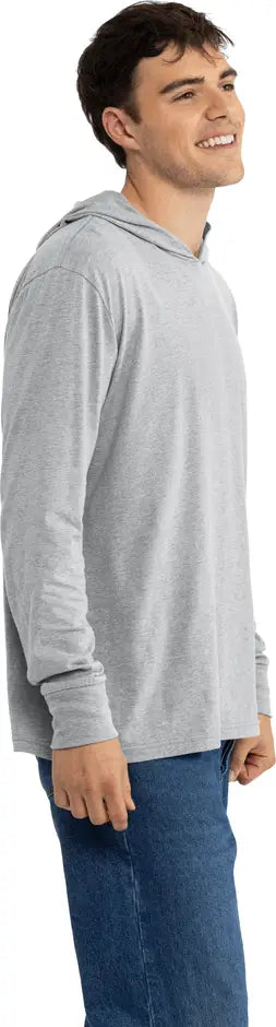 Next Level 6221 Cvc Long Sleeve Hoodie - Dark Heather Gray