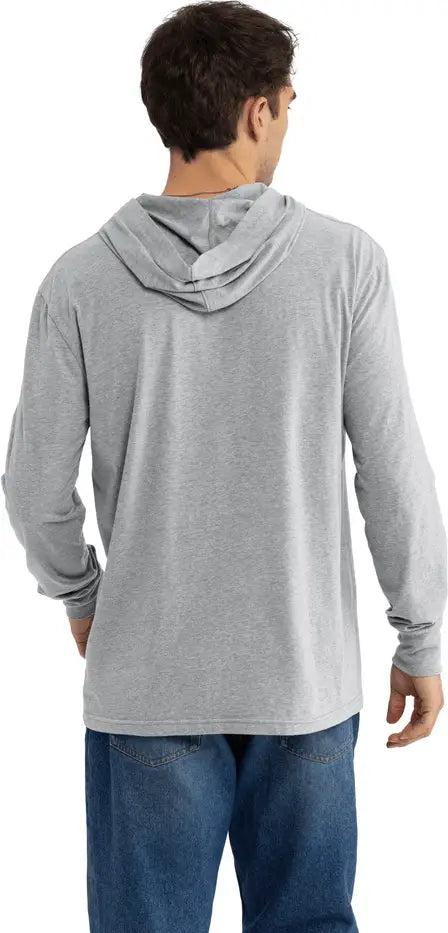 Next Level 6221 Cvc Long Sleeve Hoodie - Dark Heather Gray