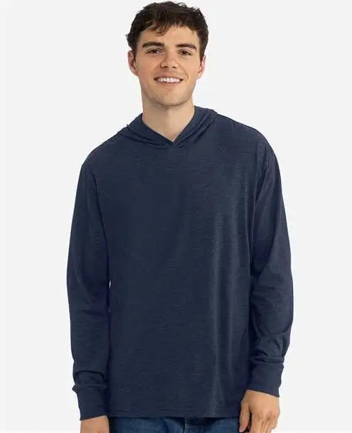 Next Level 6221 Cvc Long Sleeve Hoodie - Midnight Navy - Adult Xs