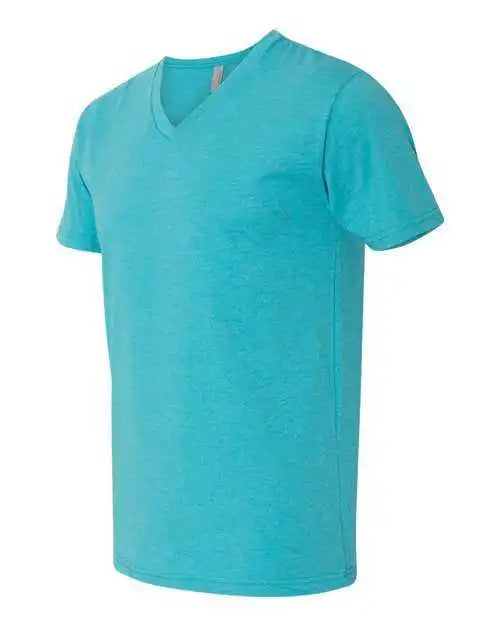Next Level 6240 Cvc Short Sleeve v - Bondi Blue