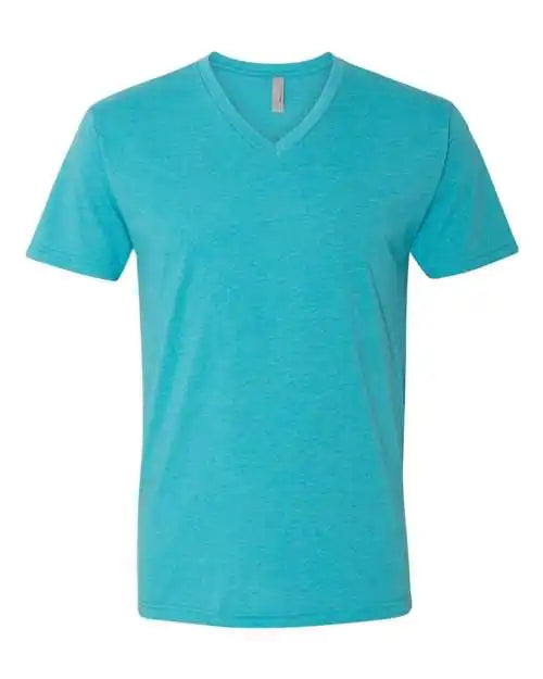 Next Level 6240 Cvc Short Sleeve v - Bondi Blue