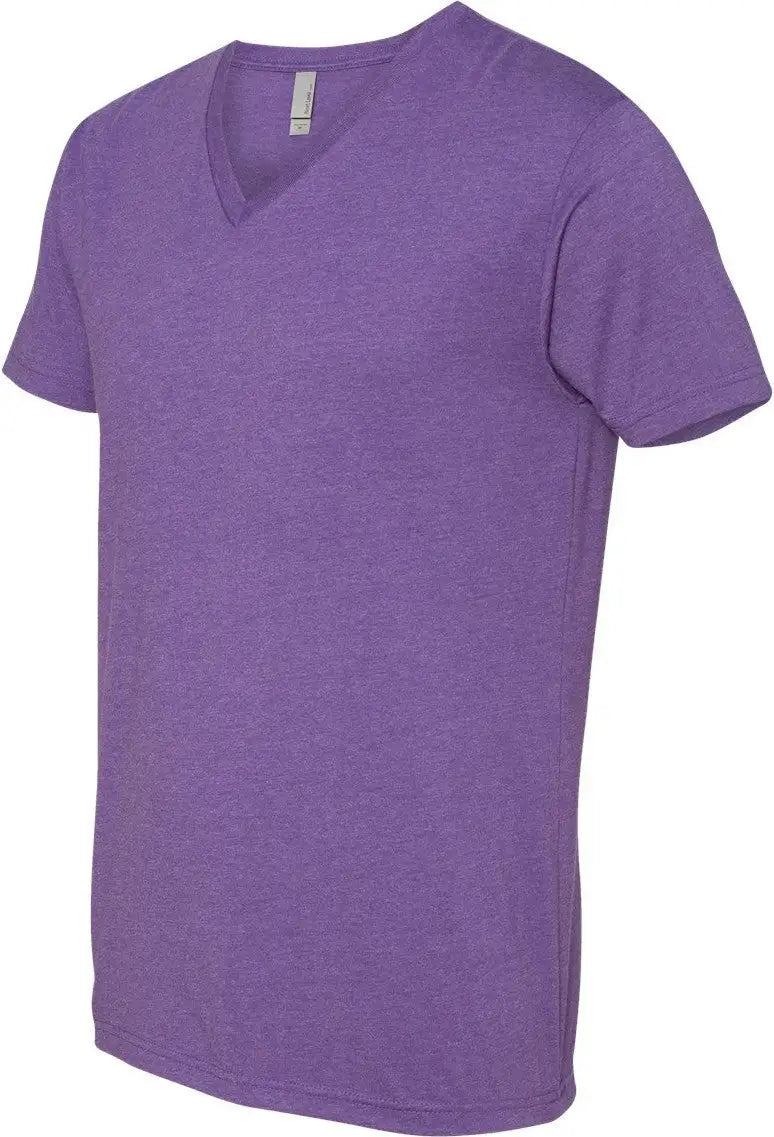Next Level 6240 Cvc V-neck T-shirt - Purple Rush - Adult s