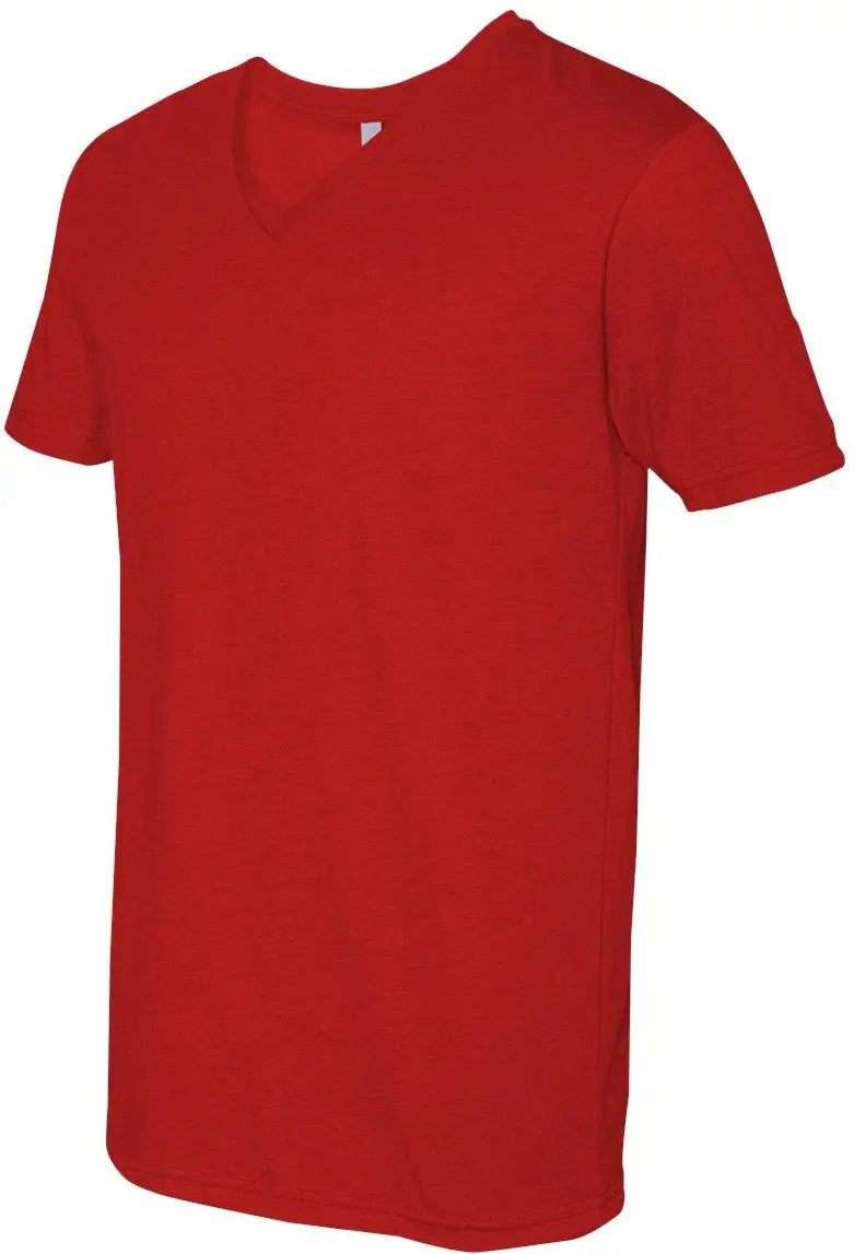 Next Level 6240 Cvc V-neck T-shirt - Red - Adult s