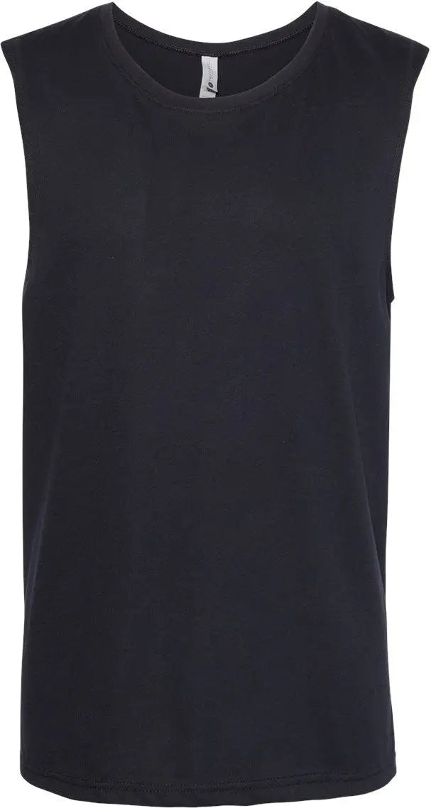 Next Level 6333 Lightweight Cotton/poly Muscle Tank - Black - Adult Xs