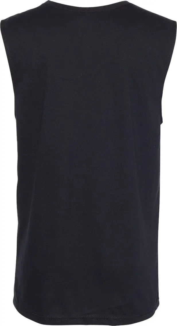 Next Level 6333 Lightweight Cotton/poly Muscle Tank - Black - Adult Xs