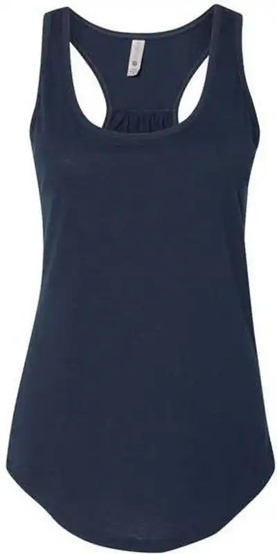 Next Level 6338 Women’s Gathered Racerback Tank Midnight Navy