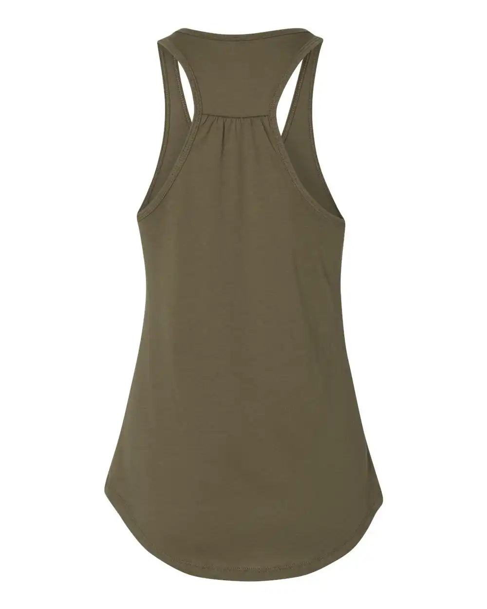 Next Level 6338 Women’s Gathered Racerback Tank - Military Green - Xs