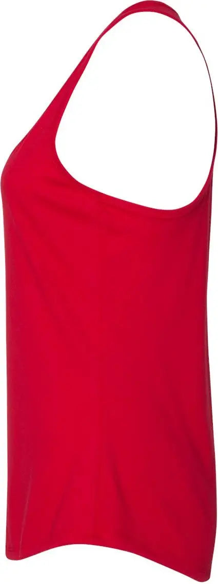 Next Level 6338 Women’s Gathered Racerback Tank - Red