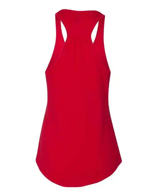 Next Level 6338 Women’s Gathered Racerback Tank - Red