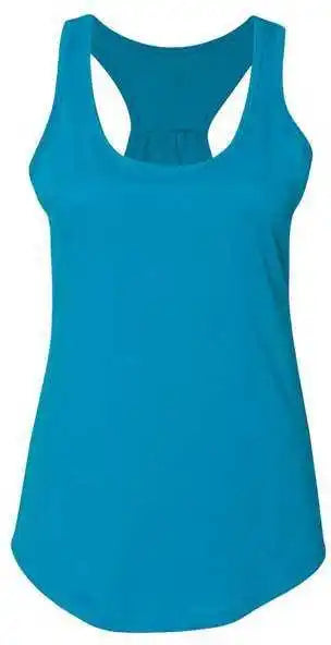Next Level 6338 Women’s Gathered Racerback Tank - Turquoise