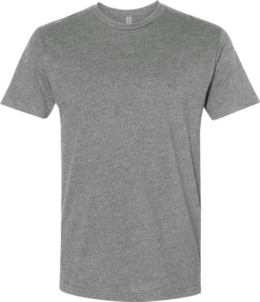 Next Level 6410 Sueded T-shirt - Dark Heather Gray - Adult Xs