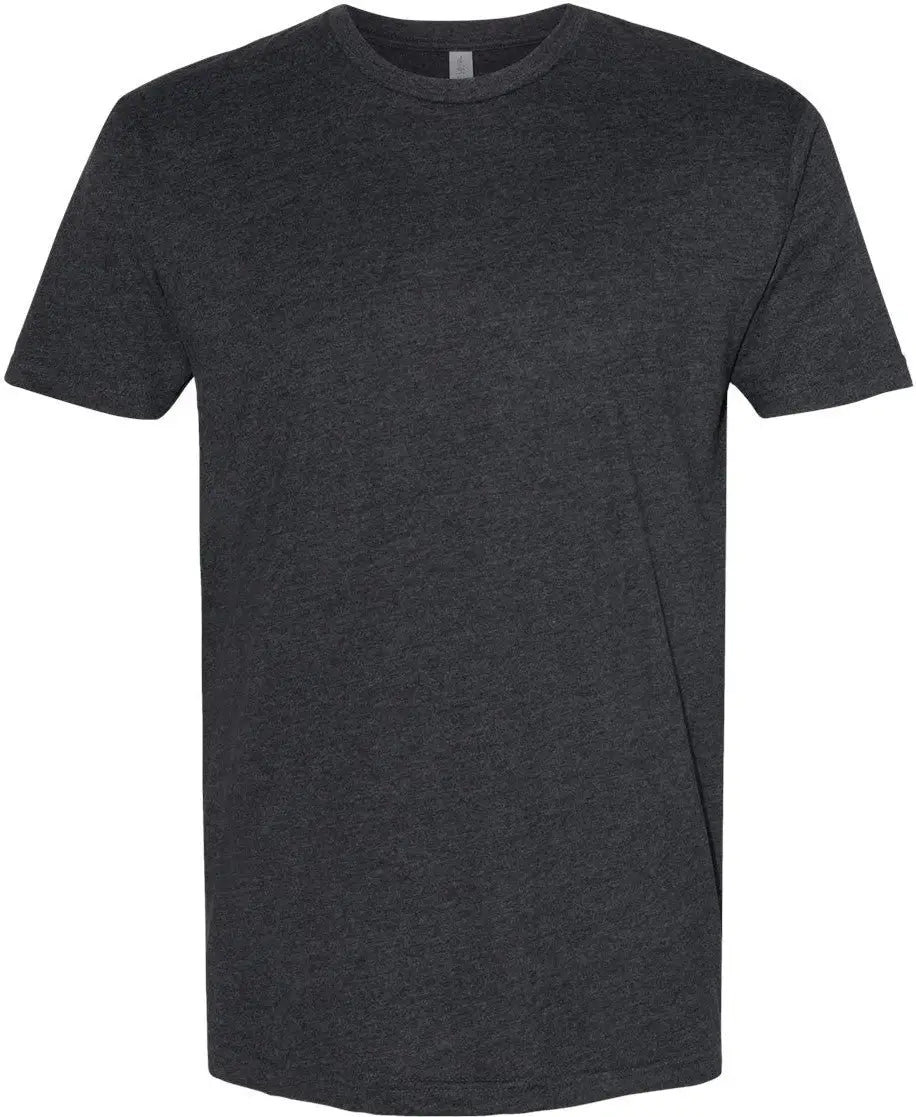 Next Level 6410 Sueded T-shirt - Heather Charcoal - Dark Gray / Adult Xs