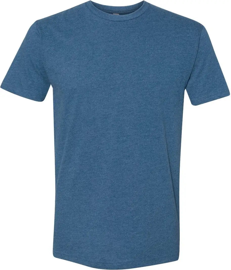 Next Level 6410 Sueded T-shirt - Heather Cool Blue - Adult Xs