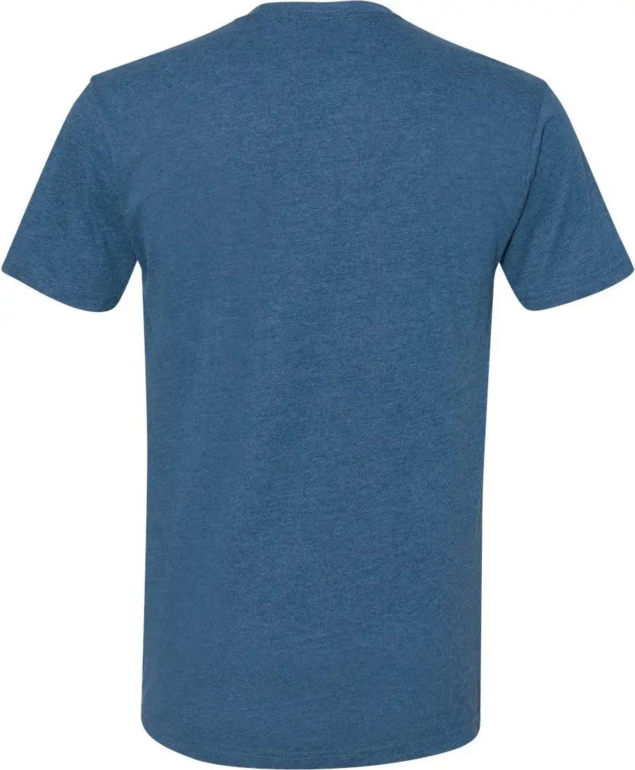 Next Level 6410 Sueded T-shirt - Heather Cool Blue - Adult Xs