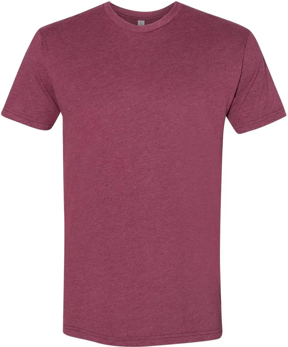Next Level 6410 Sueded T-shirt - Heather Maroon - Adult Xs
