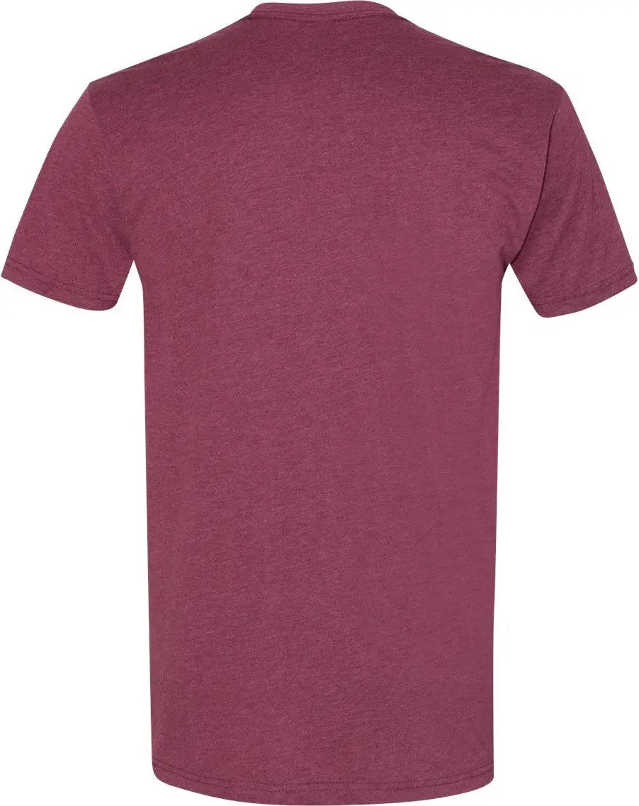 Next Level 6410 Sueded T-shirt - Heather Maroon - Adult Xs