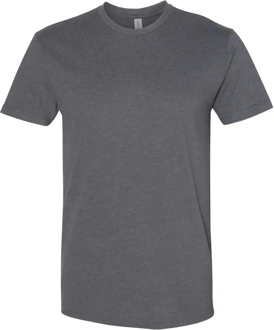 Next Level 6410 Sueded T-shirt - Heather Metal - Xs