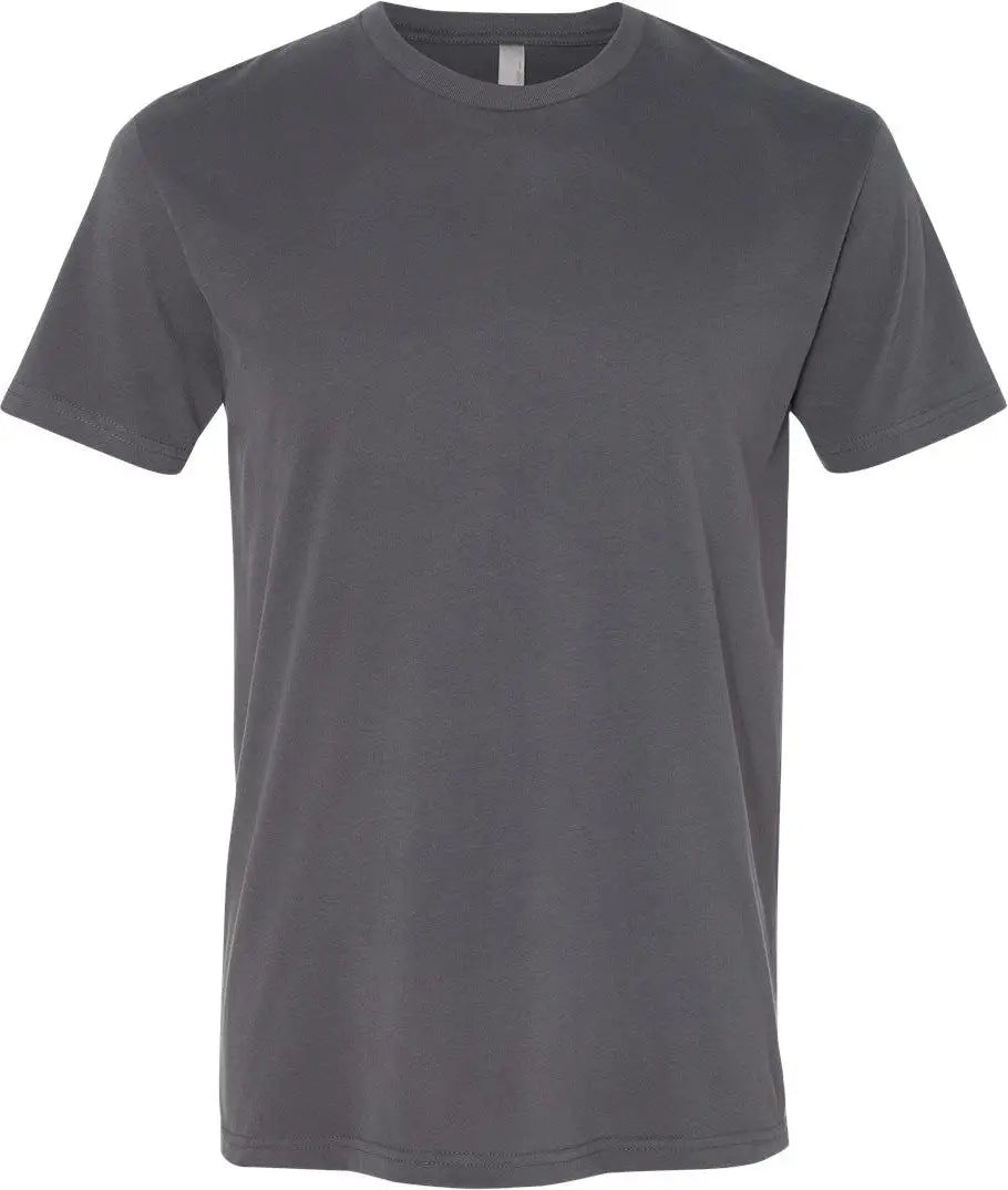 Next Level 6410 Sueded T-shirt - Heavy Metal - Dark Gray / Adult Xs
