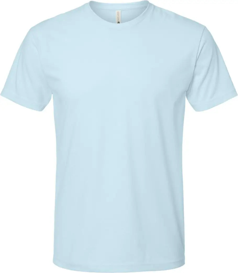 Next Level 6410 Sueded T-shirt - Light Blue - Ice / Adult Xs