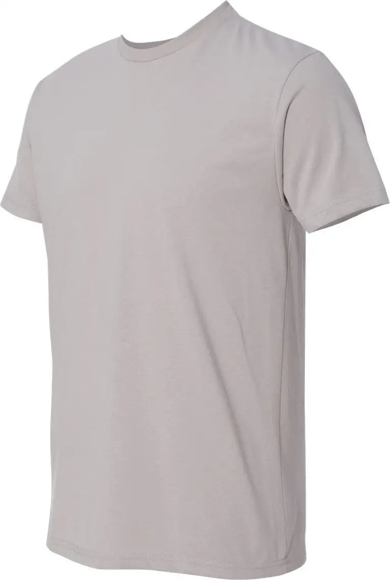 Next Level 6410 Sueded T-shirt - Light Gray - Adult Xs