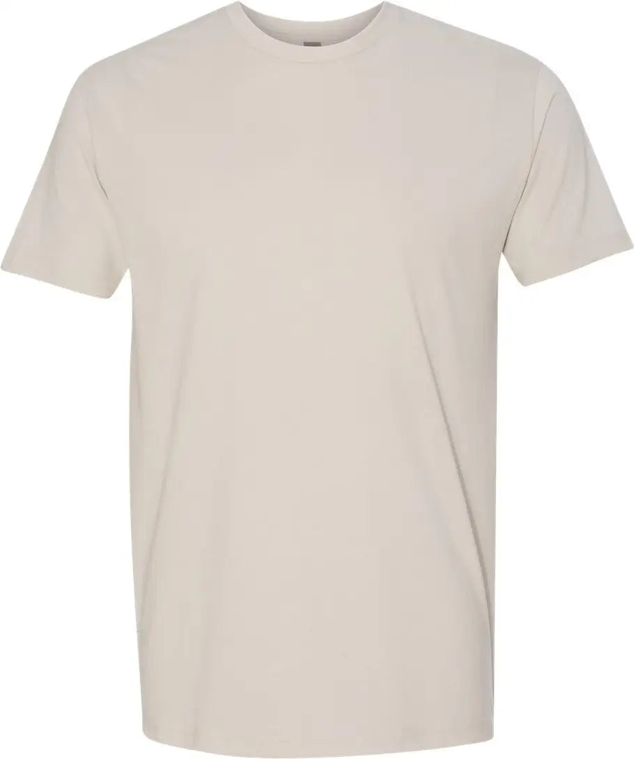 Next Level 6410 Sueded T-shirt - Sand - Adult Xs