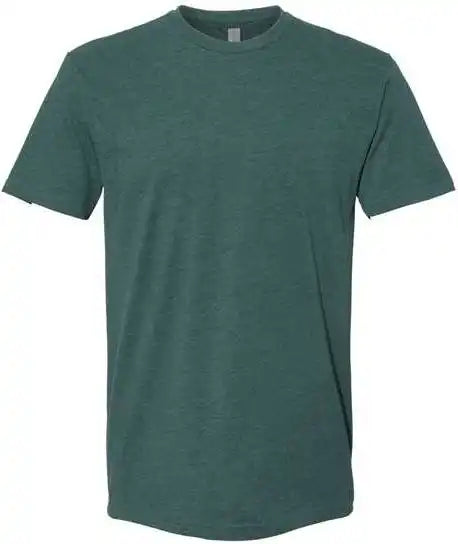 Next Level 6410 Unisex Sueded Crew Heather Forest Green
