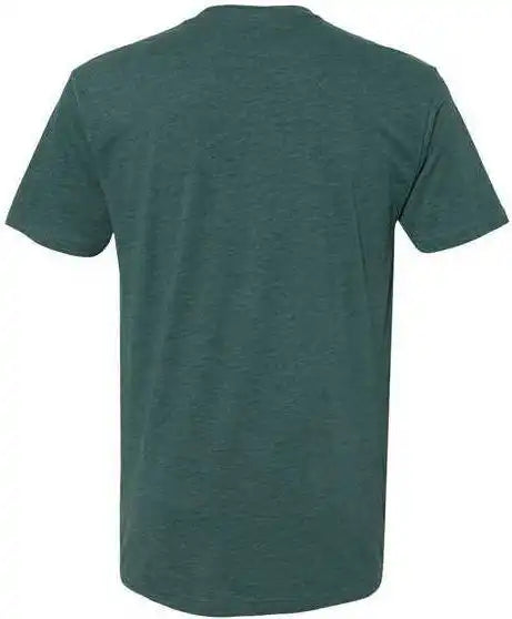 Next Level 6410 Unisex Sueded Crew Heather Forest Green