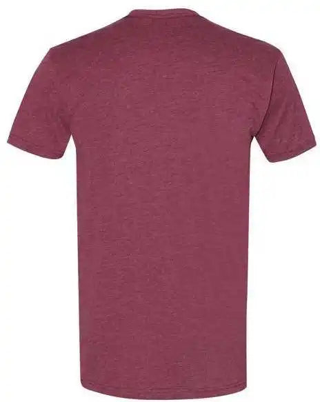 Next Level 6410 Unisex Sueded Crew Heather Maroon