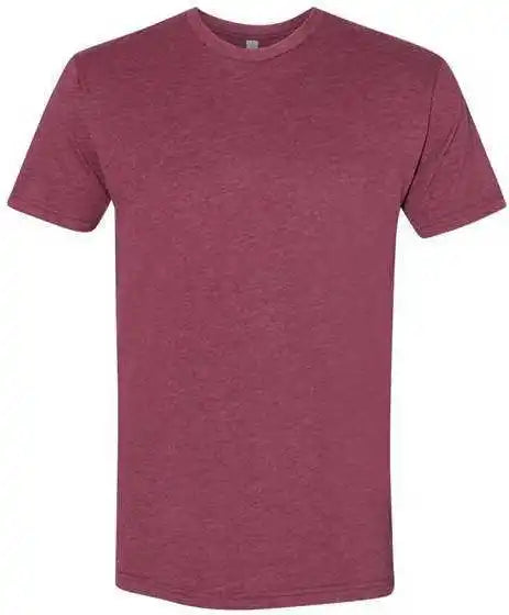 Next Level 6410 Unisex Sueded Crew Heather Maroon