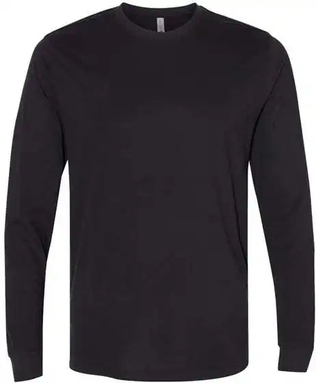 Next Level 6411 Sueded Long Sleeve Crew Black