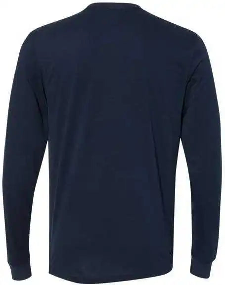 Next Level 6411 Sueded Long Sleeve Crew Midnight Navy