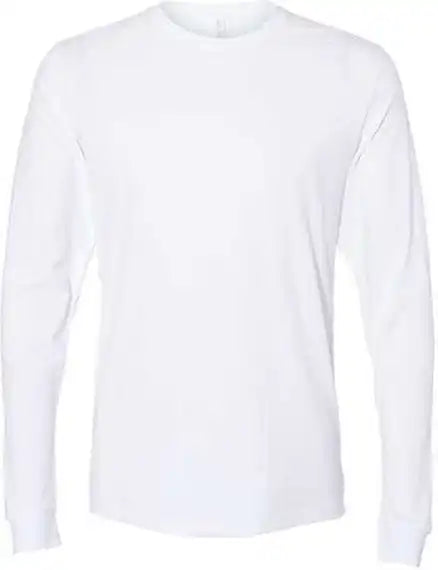 Next Level 6411 Sueded Long Sleeve Crew White