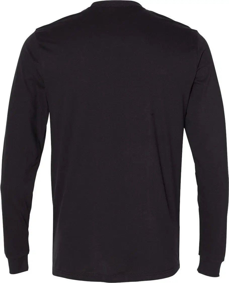 Next Level 6411 Sueded Long Sleeve T-shirt - Black