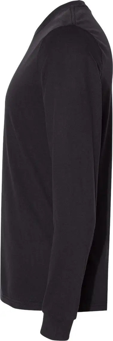 Next Level 6411 Sueded Long Sleeve T-shirt - Black