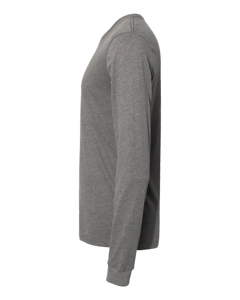 Next Level 6411 Sueded Long Sleeve T-shirt - Dark Heather Gray