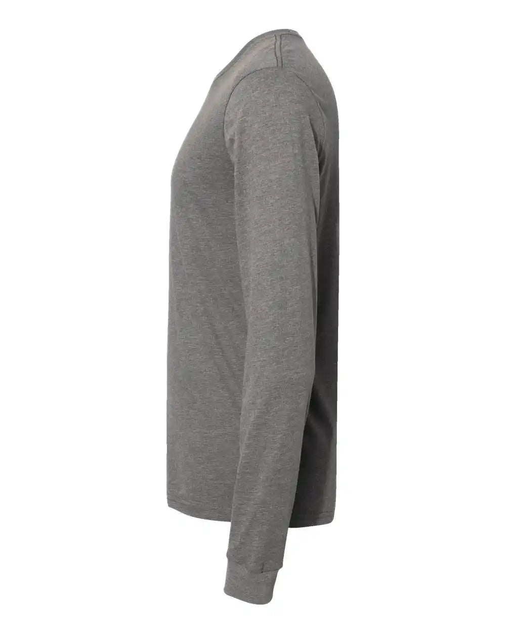Next Level 6411 Sueded Long Sleeve T-shirt - Dark Heather Grey