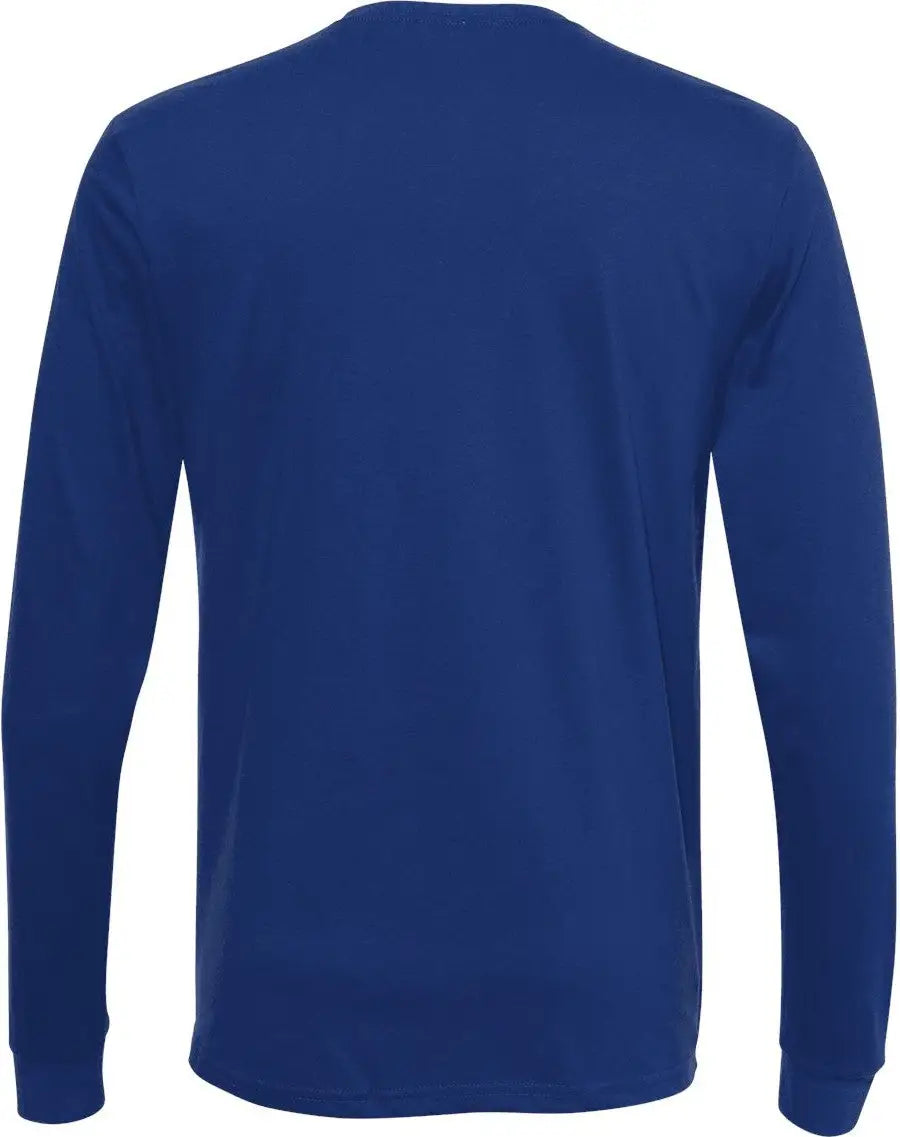 Next Level 6411 Sueded Long Sleeve T-shirt - Royal - Adult Xs