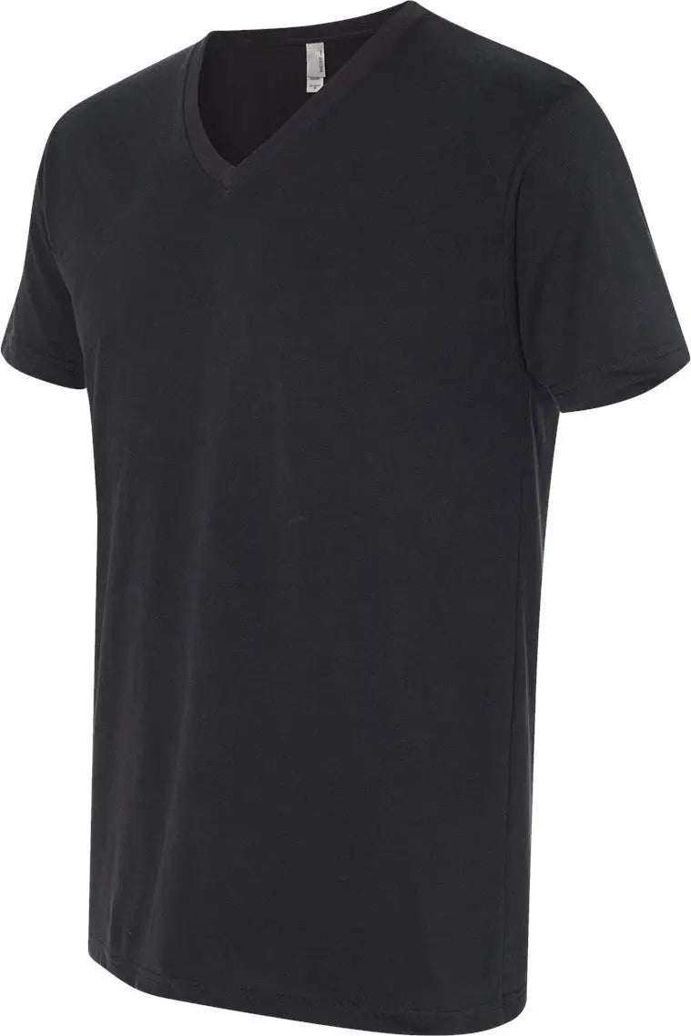 Next Level 6440 Sueded V-neck T-shirt - Black - Adult Xs