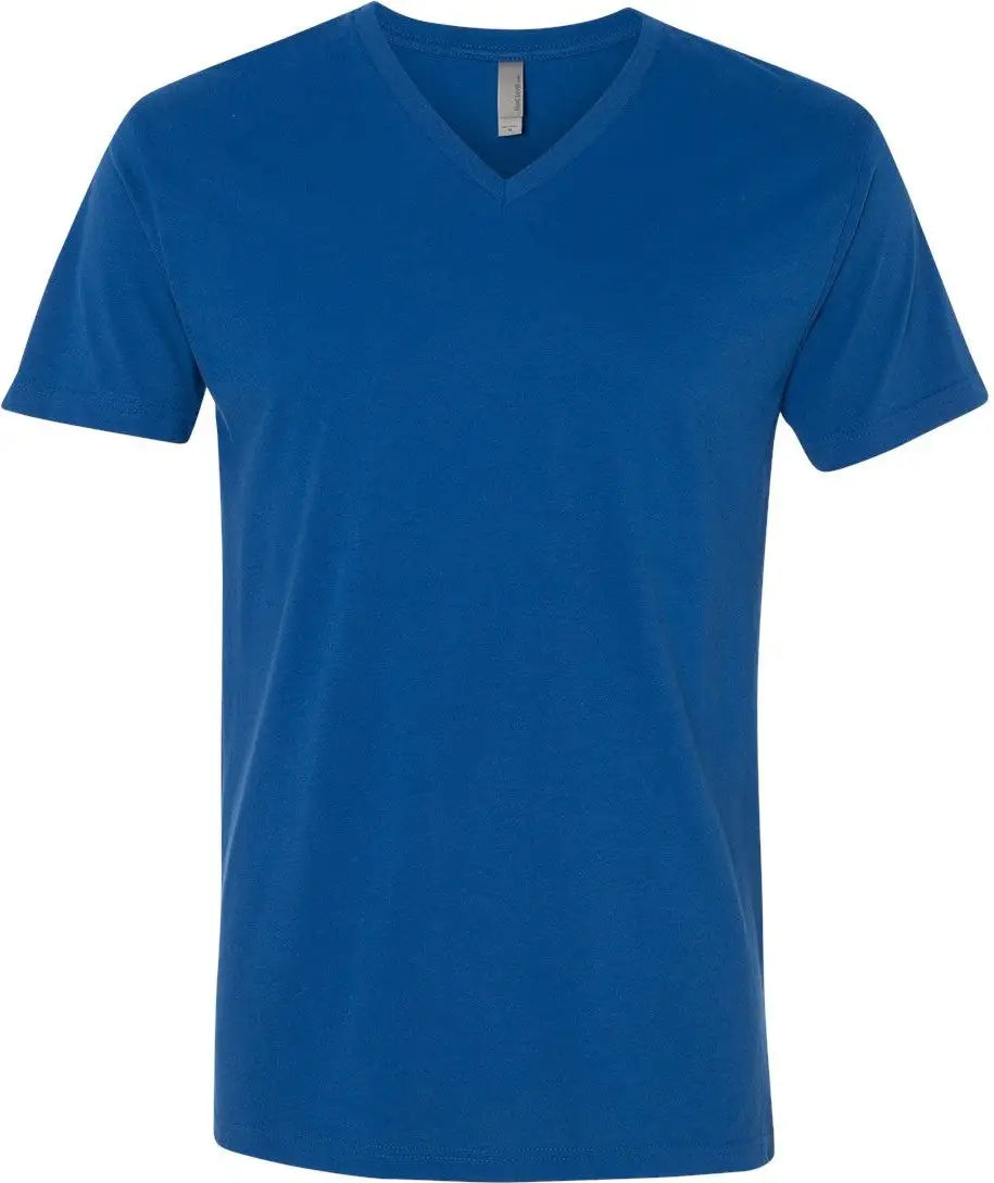Next Level 6440 Sueded V-neck T-shirt - Cool Blue