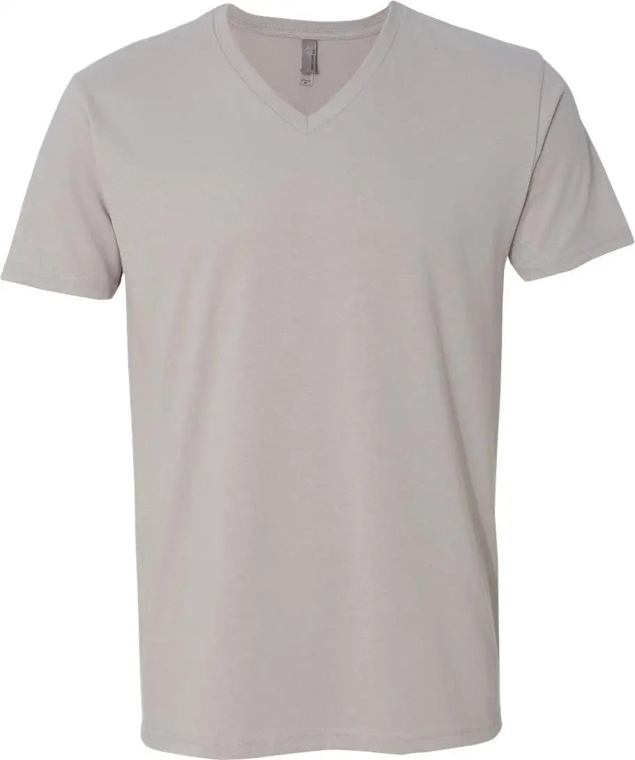 Next Level 6440 Sueded V-neck T-shirt - Light Gray
